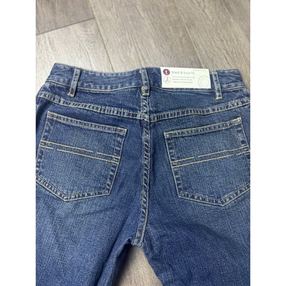 NWT J Jill Tried & True Fit Straight Leg Jeans Blue Denim Women’s 2P Petite - Picture 4 of 8